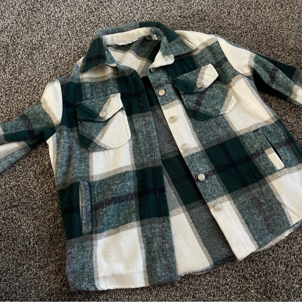 Plaid shacket